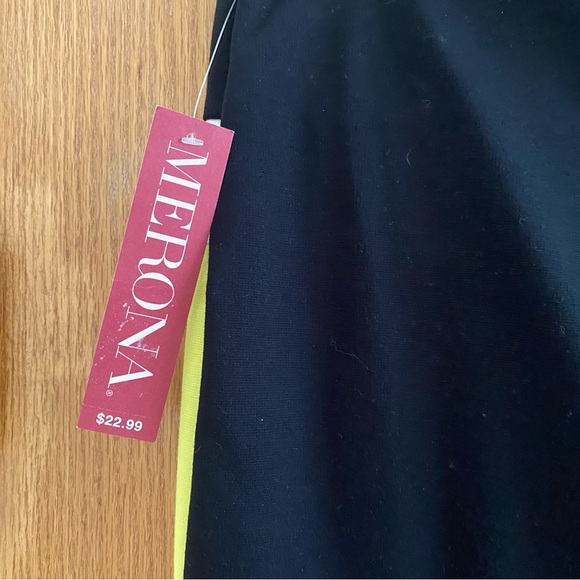 MERONA • NEW! Colorblock Stretch Bodycon Skirt - Size 2 - Picture 5 of 12